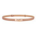 Stockholm Beige Belt – Minimalist Buckle Style