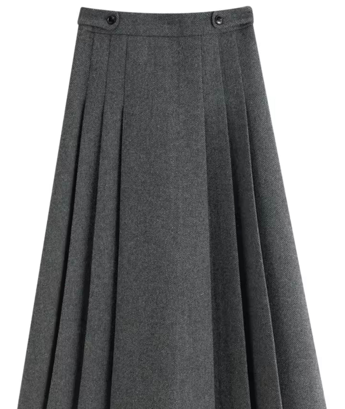 Cambridge Grey Jacket & Long Skirt Set – Elegant School-Inspired Style