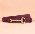 Florence Burgundy Belt – Elegant Minimalist Style
