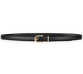 Oslo Black Belt – Minimalist Slim Style