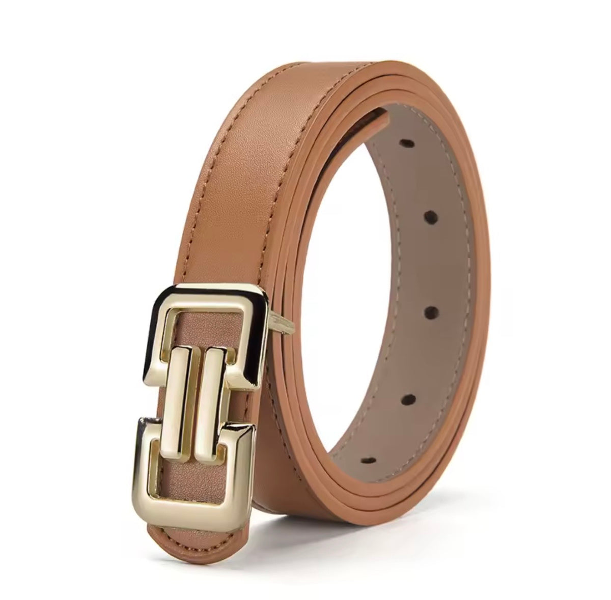 Roma Camel Belt – Minimalist Everyday Style