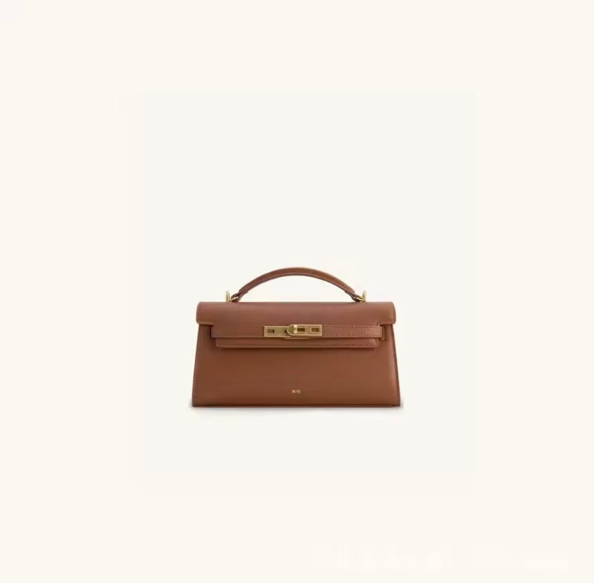 Lyon Brown Handbag – Elegant Structured Style