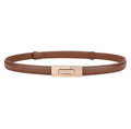 Stockholm Brown Belt – Minimalist Buckle Style