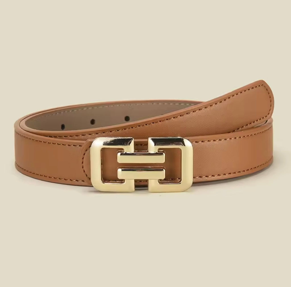 Roma Camel Belt – Minimalist Everyday Style