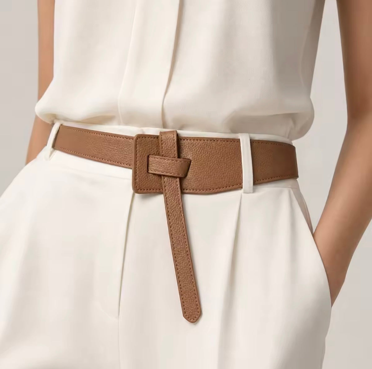 Paris Camel Belt – Minimalist Everyday Style