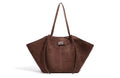 Paris Brown Velvet Handbag – Minimalist Everyday Bag