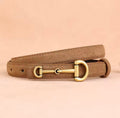 Florence Camel Belt – Elegant Minimalist Style