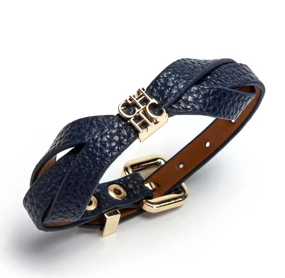 Avenue Navy Blue Buckle Bracelet