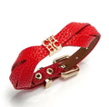 Avenue Red Buckle Bracelet