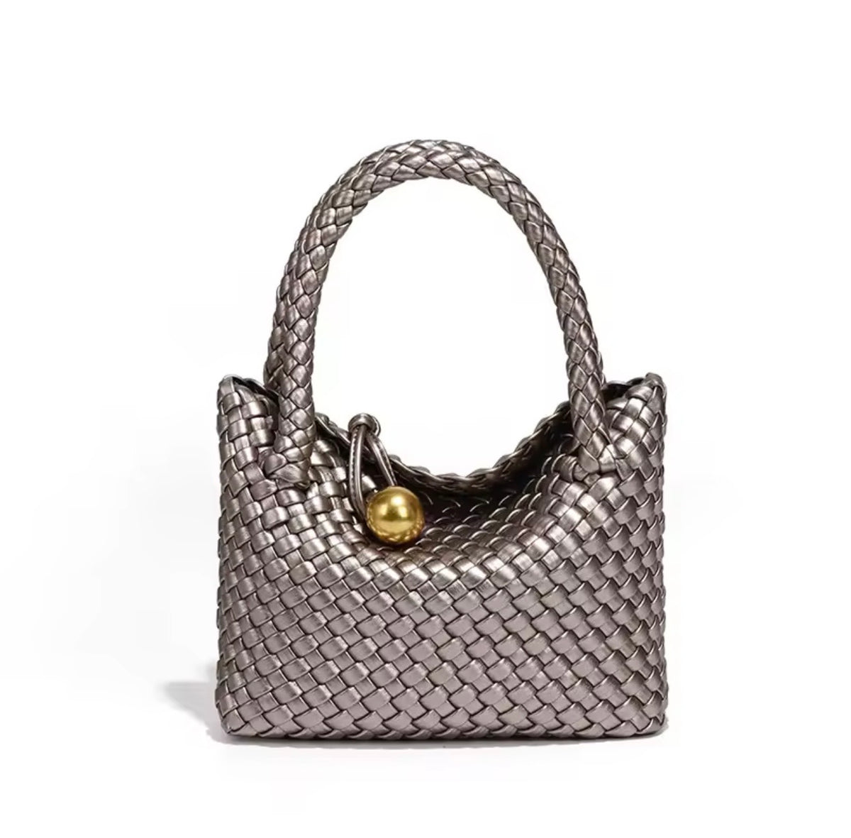 Bologna Silver Grey Handbag – Elegant Everyday Style