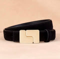 Lisbon Black Belt – Elegant Minimalist Style