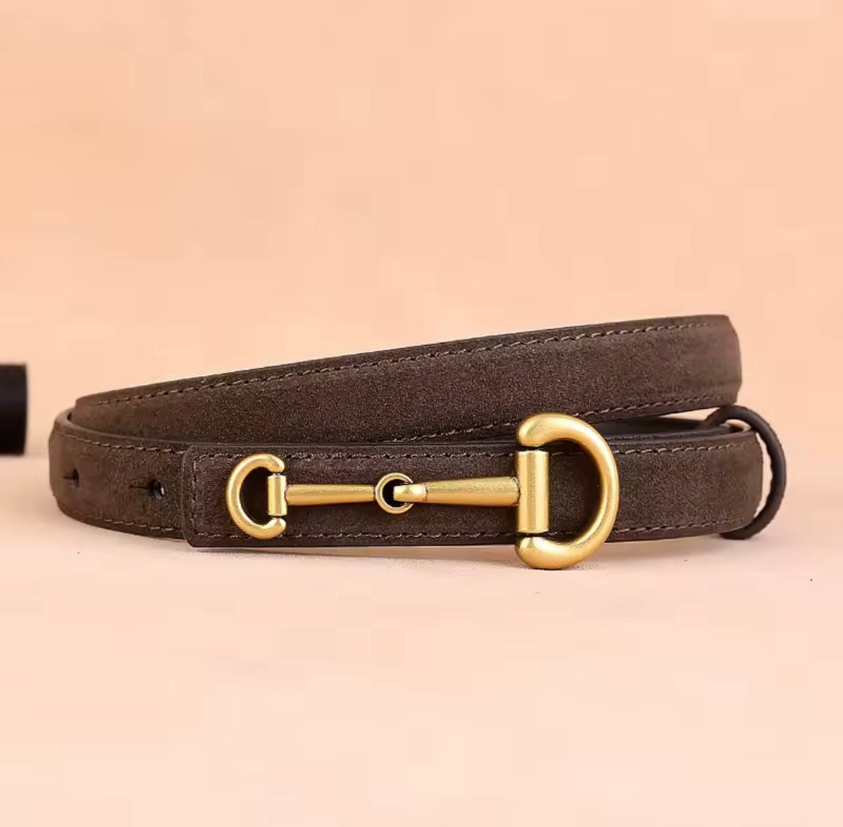 Florence Brown Belt – Elegant Minimalist Style