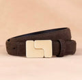 Lisbon Brown Belt – Elegant Minimalist Style