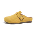 Ibiza Mustard Velvet Loafers – Minimalist Slip-On Shoes