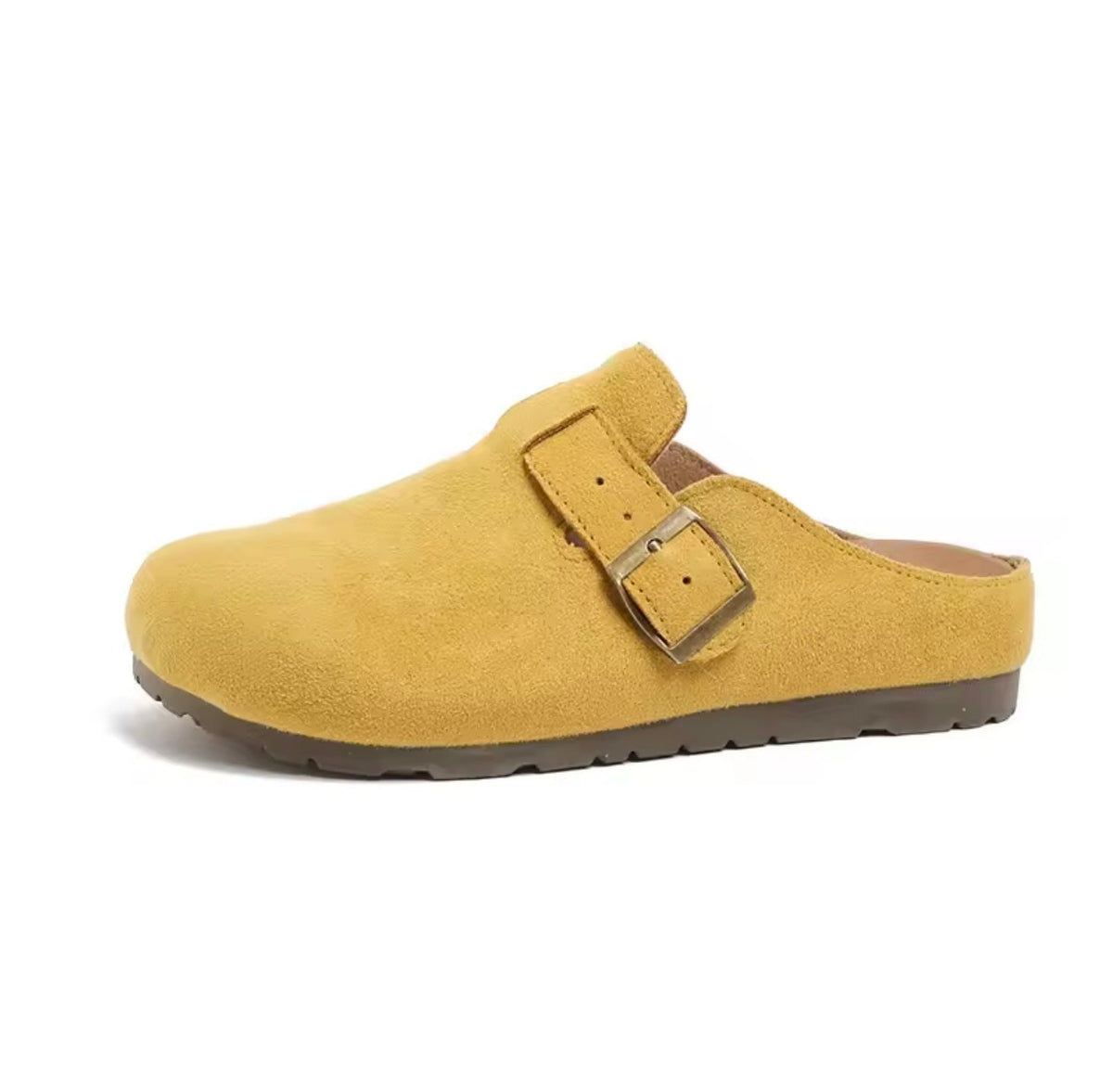 Ibiza Mustard Velvet Loafers – Minimalist Slip-On Shoes