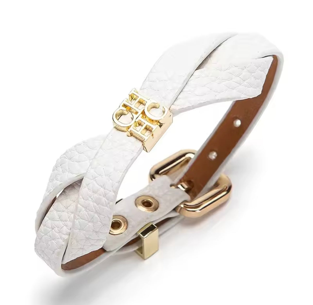 Avenue White Buckle Bracelet