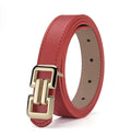 Roma Red Belt – Minimalist Everyday Style