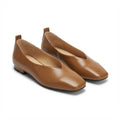 Siena Brown Ballet Flats – Vintage Inspired Style