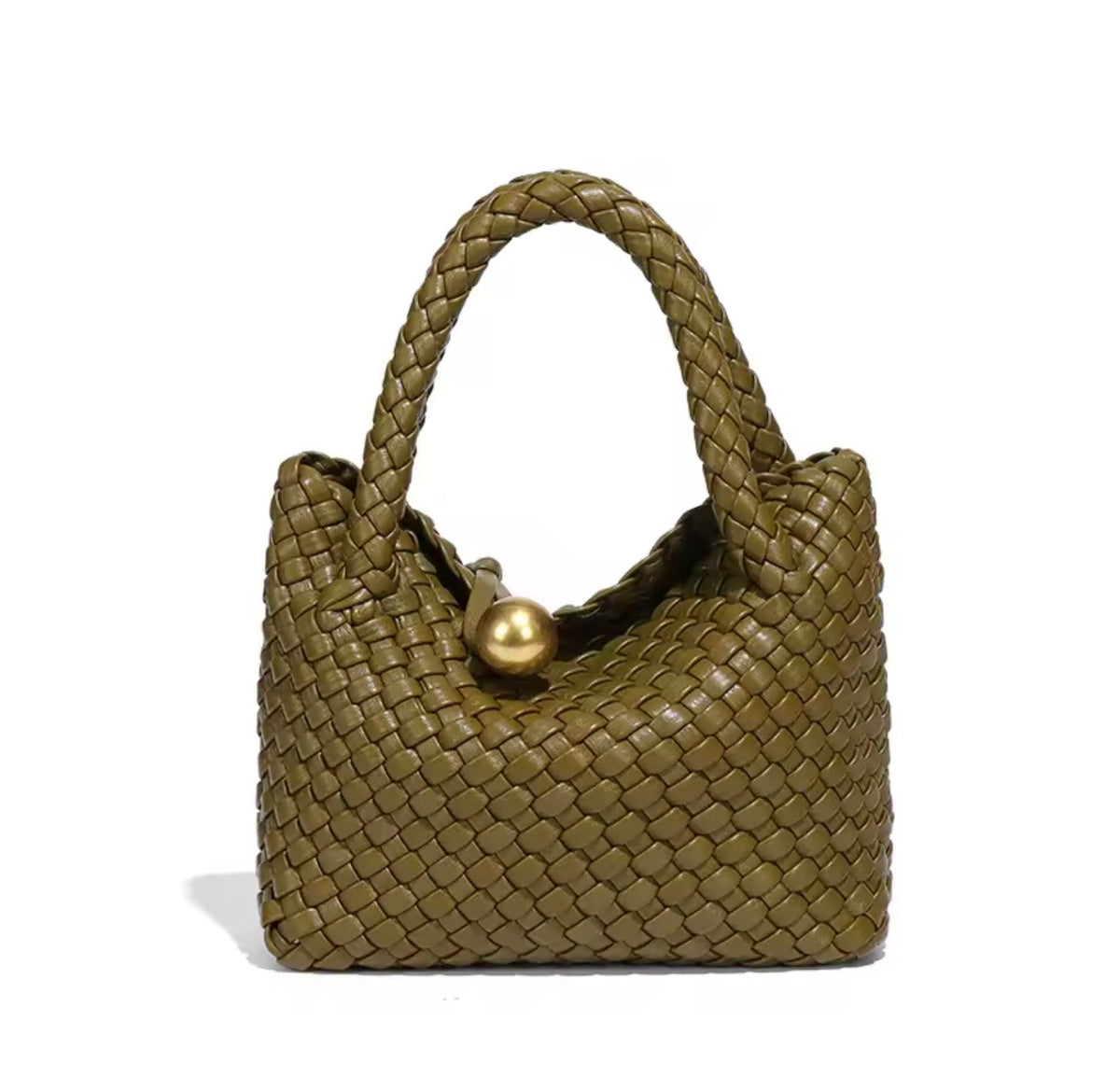 Bologna Olive Green Handbag – Elegant Everyday Style
