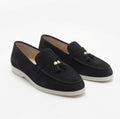 Black Suede Loafers – Minimalist Slip-On Shoes