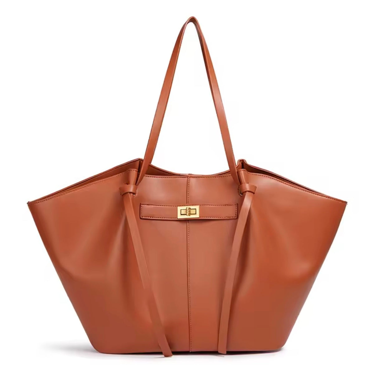 Paris Tan Faux Leather Handbag – Minimalist Everyday Bag