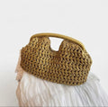 Marbella Green Woven Handbag – Minimalist Small Bag