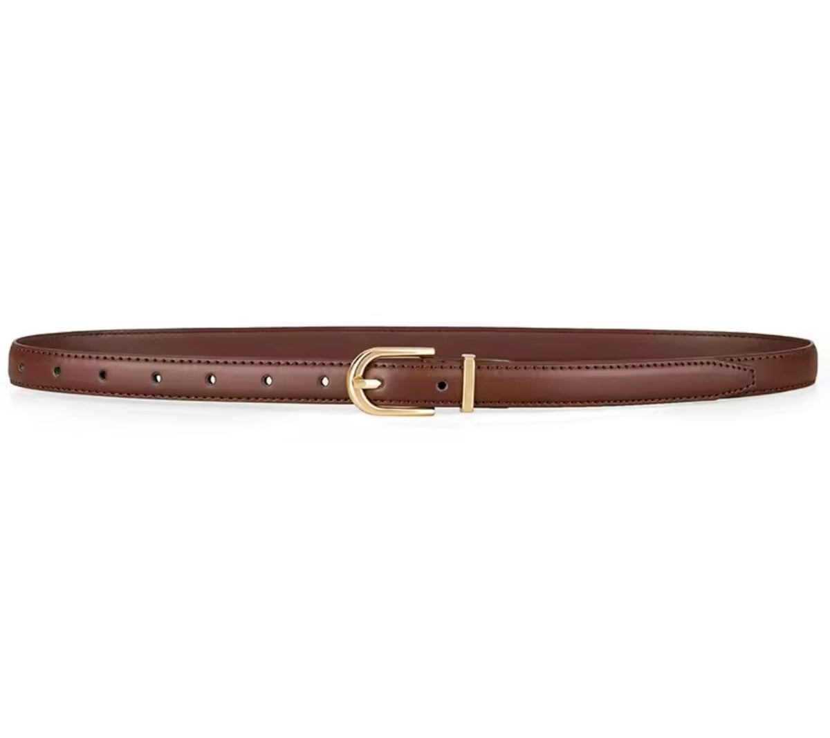 Oslo Brown Belt – Minimalist Slim Style