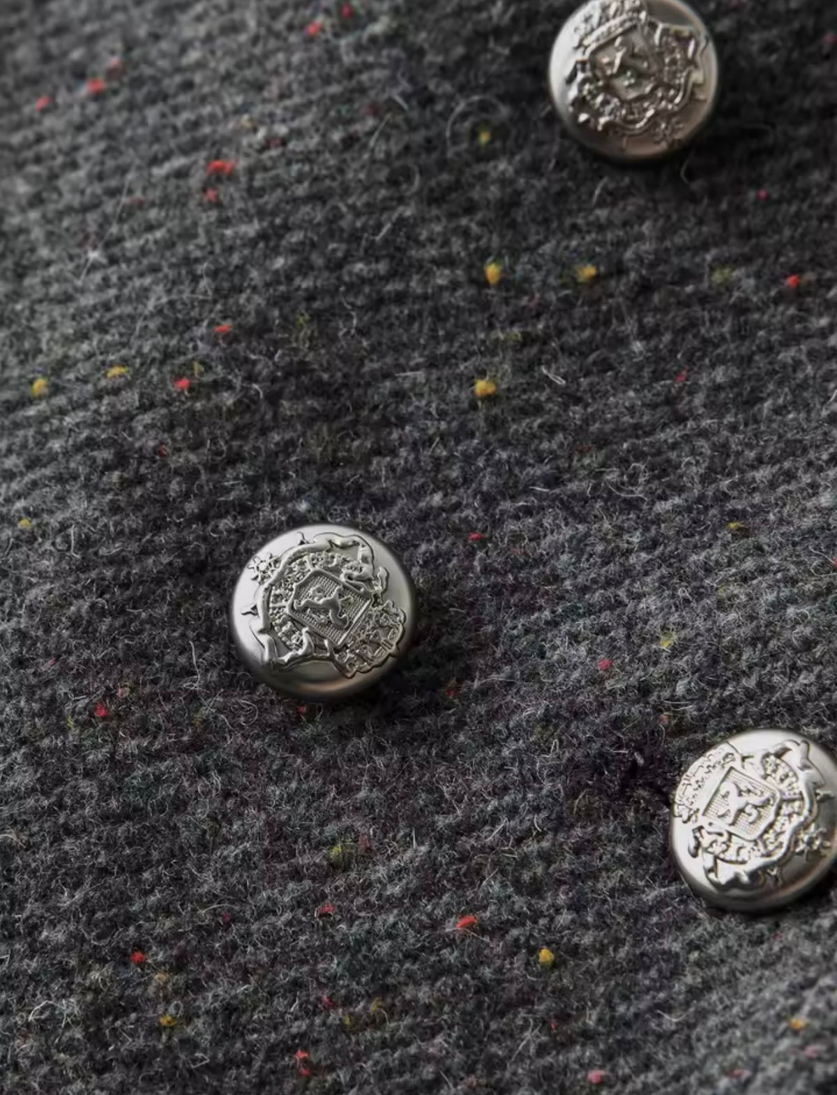 Cambridge Grey Jacket & Long Skirt Set – Elegant School-Inspired Style