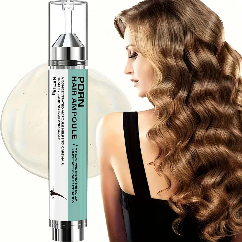 Ampoule capillaire PDRN Traitement Régénérant du Cuir Chevelu – Sérum Réparateur et Stimulateur de Croissance Capillaire