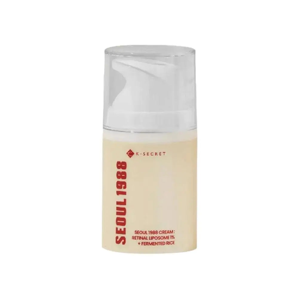 Seoul 1988 Retinal Liposome 1% + Fermented Rice Cream product packaging.