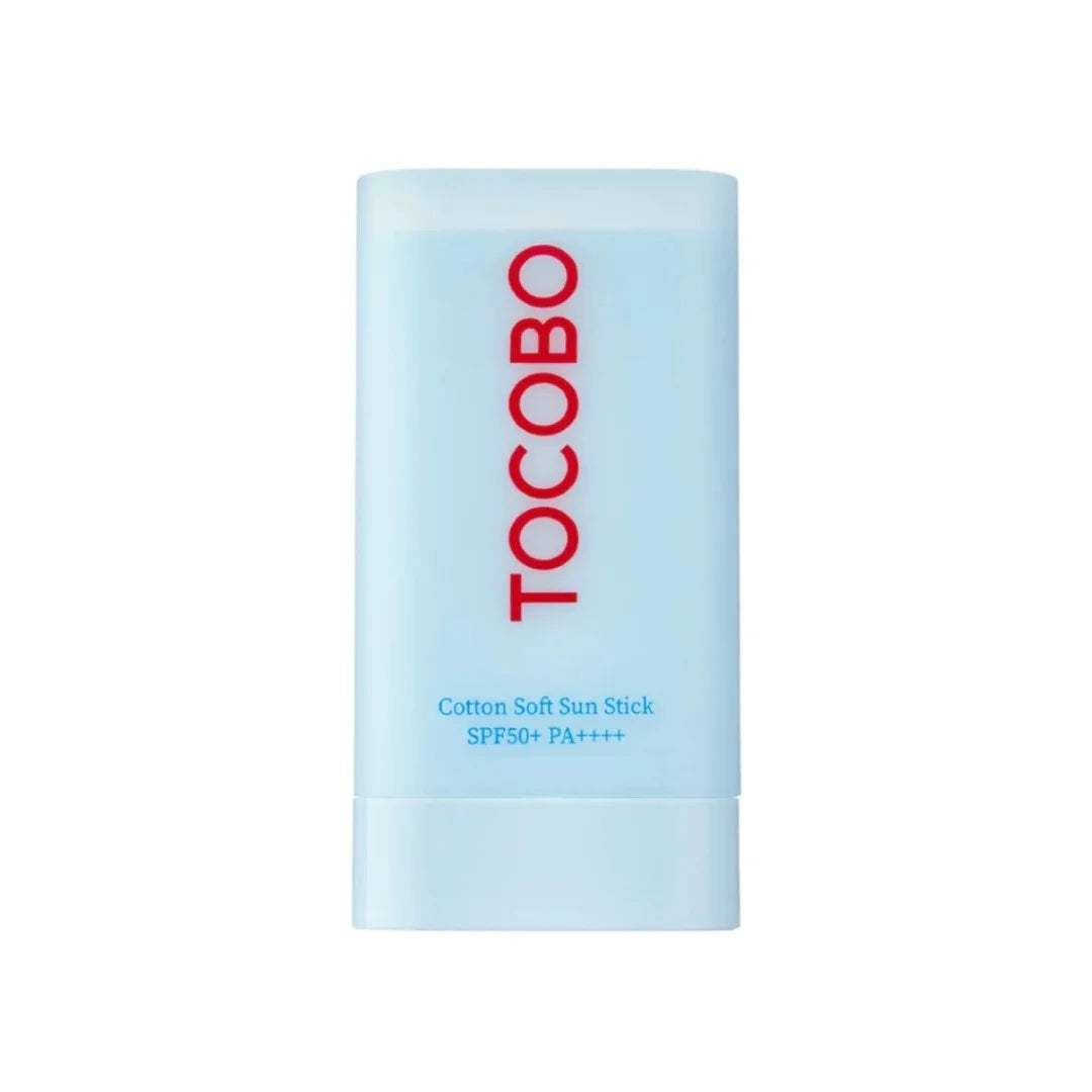 Tocobo cotton soft sun stick on a white background